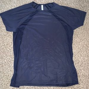 Navy Athleta top. Comfortable and breathable.